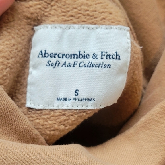 ABERCROMBIE & FITCH Soft A&F Collection Mock Neck Crew Top, size small, beige - Picture 7 of 8